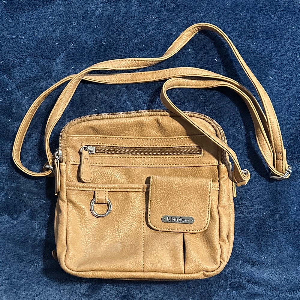 MultiSac Tan Crossbody Bag